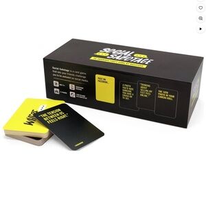 Social Sabotage An Awkward Party Game by BuzzFeed New Unused